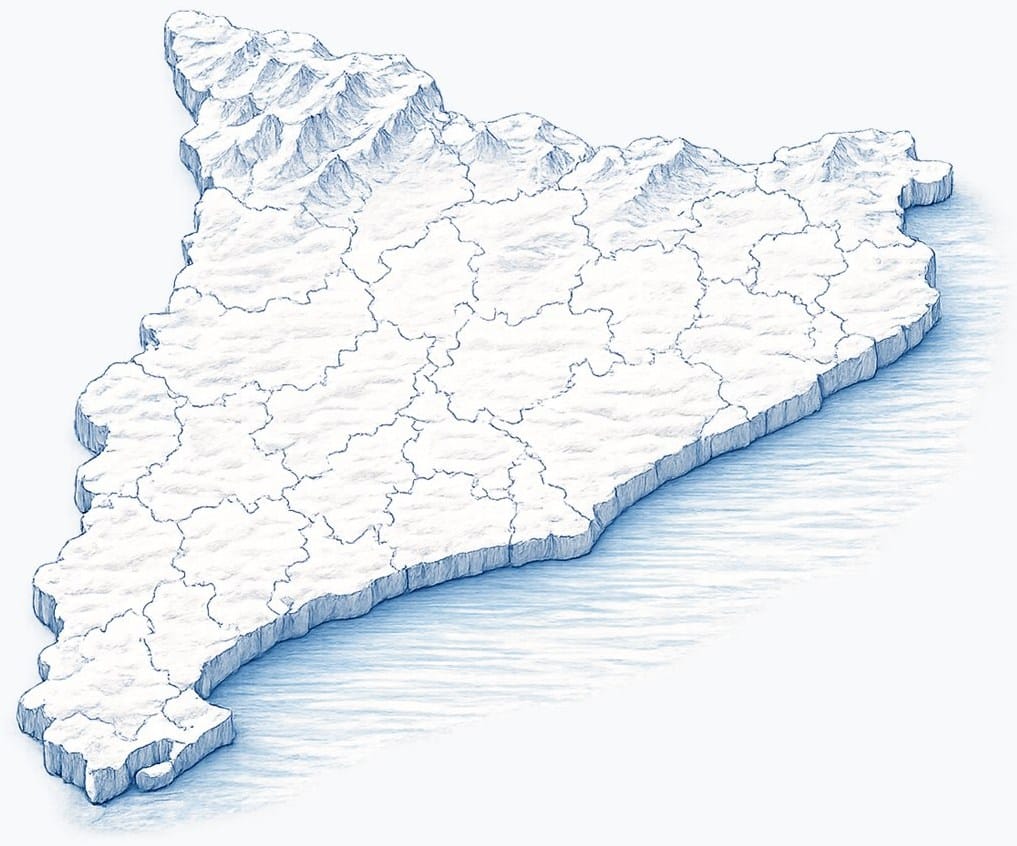 Interactive map of places to visit from Navamira villas in Santa Susanna, including Barcelona, Girona, Montserrat and Costa Brava.